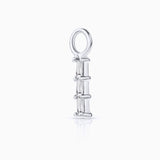 Charm para Pendiente de Aro Trex de Diamantes en Oro Blanco de 18 Kt