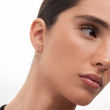 Punk Diamond Earring Charm in 18k Rose Gold