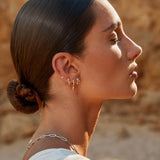 Punk Diamond Earring Charm in 18k Rose Gold