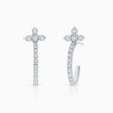Pendientes Milett de Diamantes en Oro Blanco de 18 Kt