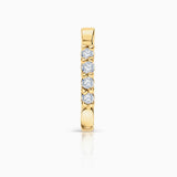 Sweet Diamonds Hoop Earring in 18k Yellow Gold