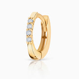 Sweet Diamonds Hoop Earring in 18k Yellow Gold
