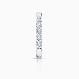 Sweet Diamonds Hoop Earring in 18k White Gold