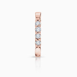 Pendiente Piercing Sweet Diamonds en Oro Rosa de 18 Kt