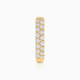 Pendiente Piercing Slice de Diamantes en Oro Amarillo de 18 Kt