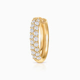Pendiente Piercing Slice de Diamantes en Oro Amarillo de 18 Kt