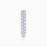 Pendiente Piercing Slice de Diamantes en Oro Blanco de 18 Kt