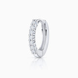 Brinco de piercing Bold Diamonds em ouro branco 18 K
