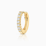 Brinco de piercing Bold Diamonds em ouro amarelo 18K