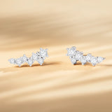 Brincos Moonlight Diamond em ouro branco 18K