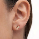 Brincos Isabelle Diamond em ouro amarelo 18K