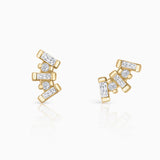 Brincos Isabelle Diamond em ouro amarelo 18K