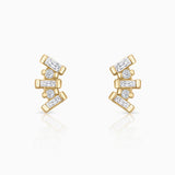 Brincos Isabelle Diamond em ouro amarelo 18K