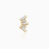 Brinco Piercing Isabelle Diamond em Ouro Amarelo 18K