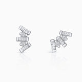Brincos Isabelle Diamond em ouro branco 18 K