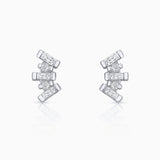 Brincos Isabelle Diamond em ouro branco 18 K