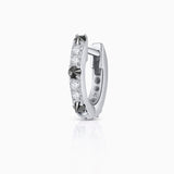 Pendiente Piercing Raxel Diamonds en Oro Blanco de 18 Kt
