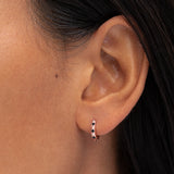 Pendiente Piercing Raxel en Oro Rosa de 18 Kt