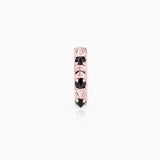 Pendiente Piercing Raxel en Oro Rosa de 18 Kt