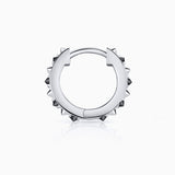 Pendiente Piercing Raxel Large en Oro Blanco de 18 Kt