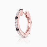 Pendiente Piercing Raxel Diamonds Large en Oro Rosa de 18 Kt