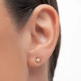 Pendientes Rosa de los Vientos Hadar en Oro Rosa de 18 Kt