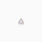 Brinco de piercing de diamante Petit Caprice em ouro rosa 18K