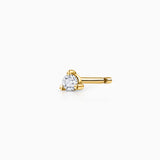 Brinco de piercing de diamante Petit Caprice em ouro amarelo 18K