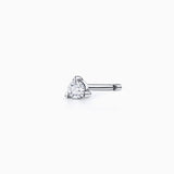 Pendiente Piercing Petit Caprice de Diamante en Oro Blanco de 18 Kt
