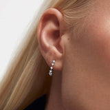 Pendientes de Aro Anwen de Diamantes en Oro Blanco de 18 Kt