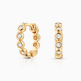 Pendientes de Aro Origine de Diamantes en Oro Amarillo de 18 Kt