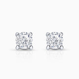 Jolie Diamond Earrings in 18k White Gold