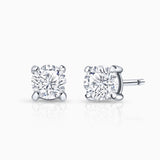 Jolie Diamond Earrings in 18k White Gold