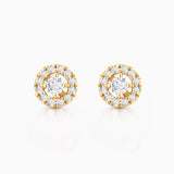 Pendientes Ariadne de Diamantes en Oro Amarillo de 18 Kt