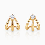 Pendientes Liora Bloom de Diamantes en Oro Amarillo de 18 kt