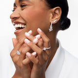 Brincos Moonlight Diamonds em ouro branco 18 K