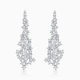 Brincos Moonlight Diamonds em ouro branco 18 K