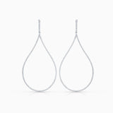 Brincos de diamante ONA em ouro branco 18 K