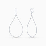 Brincos de diamante ONA em ouro branco 18 K