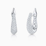 Pendientes Apogeo de Diamantes en Oro Blanco de 18 Kt