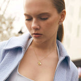 Pendientes Trinette de Diamantes en Oro Blanco de 18 Kt
