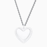 Cadena Rondelle en Oro Blanco de 18 Kt