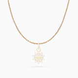Cadena Rondelle en Oro Amarillo de 18 Kt