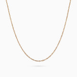 Cadena Singapore en Oro Amarillo de 18 Kt