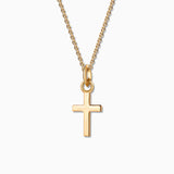 Charm Colgante Cruz S en Oro Amarillo de 18 Kt