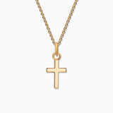 Charm Colgante Cruz S en Oro Amarillo de 18 Kt
