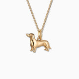 Charm Colgante Teckel M en Oro Amarillo de 18 Kt
