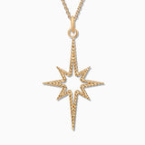 Charm Colgante Estrella del Norte L en Oro Amarillo de 18 Kt