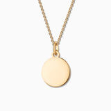 Charm Colgante Disco S en Oro Amarillo de 18 Kt