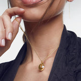 Charm Colgante Chupete S de Perla en Oro Amarillo de 18 Kt